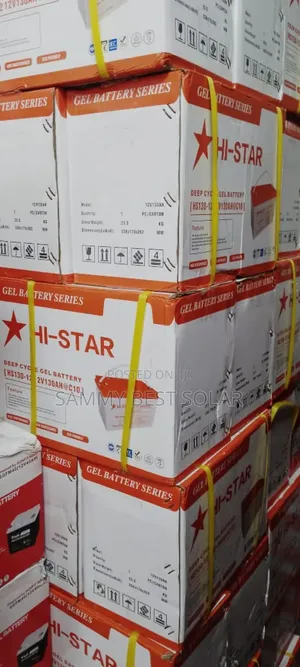 130ah/12v Hi-Star Solar Battery With Long Lasting Power