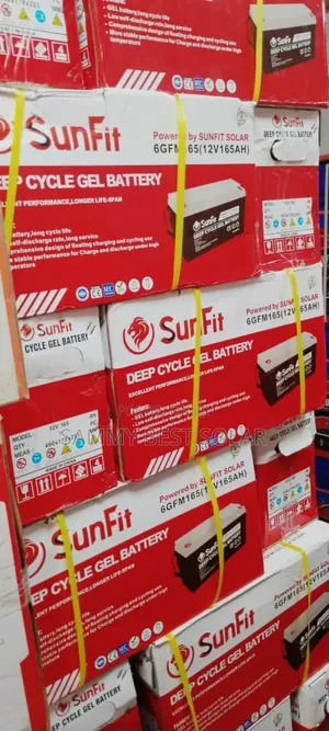 165ah/12v Sunfit Dry Cell Battery Very Strong and Much Avail