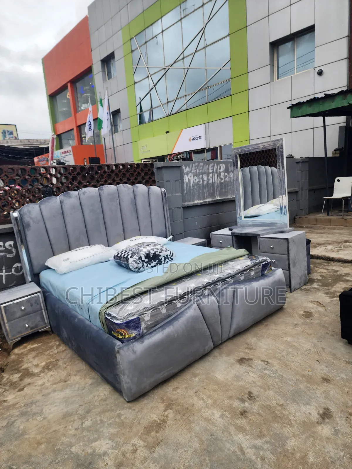 Quality 5ft Tall 6by6 Complete Set of Bed.