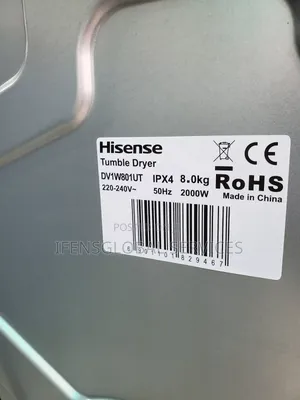 8kg Hisense Dryer