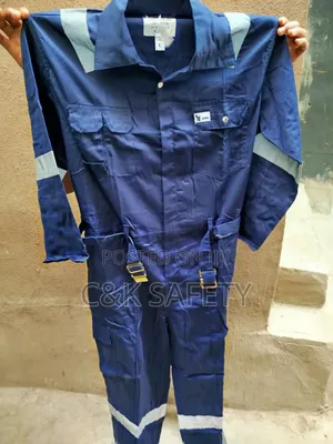Blue Coverall With Reflector