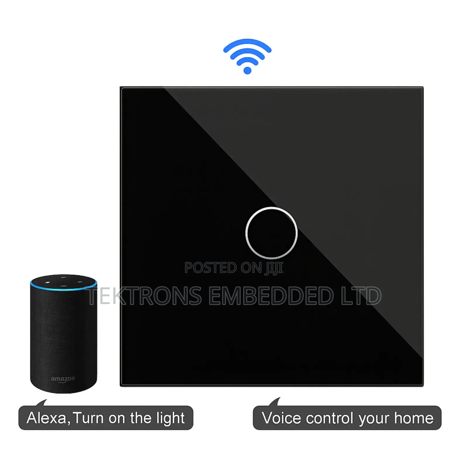 1 Gang Smart Tuya Switch Voice Control With Alexa and Google