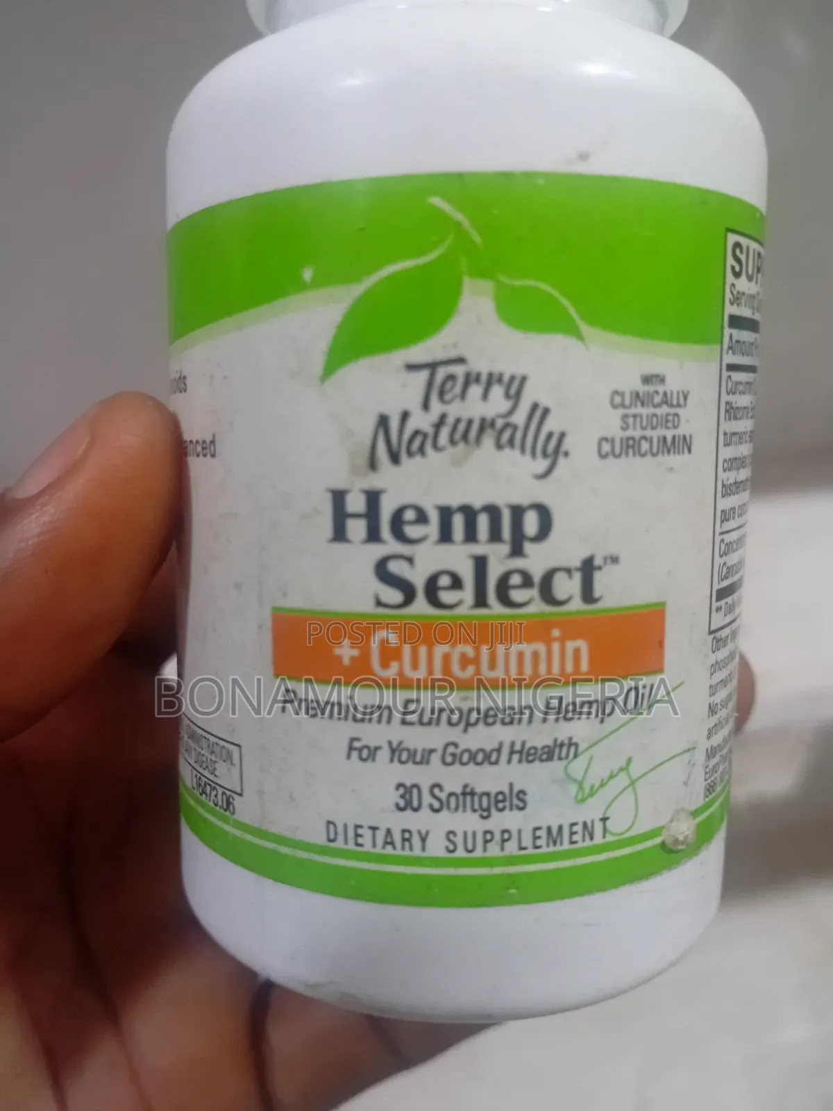 Terry Naturally Hemp Select + Curcumin X30 Softgel