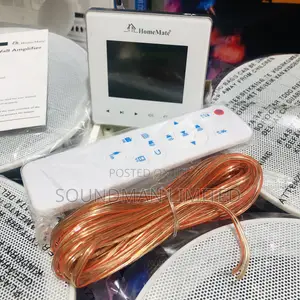 Four Ceiling Speakers With Smart Home Bluetooth Wall Amplifier