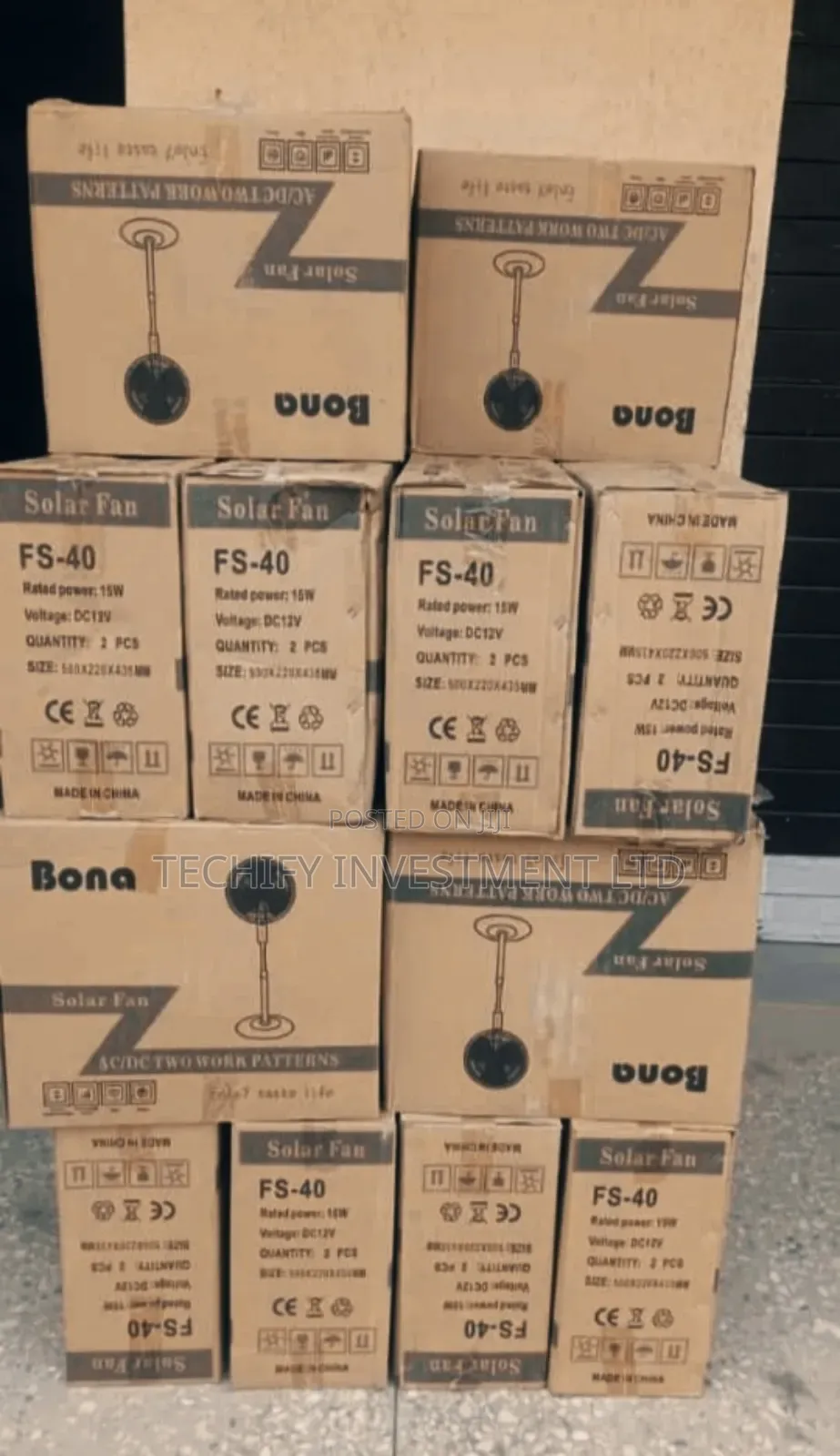 Bona Solar Fan+ 20watts Panel