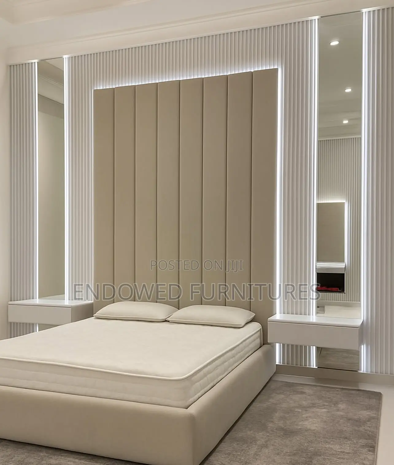 Luxury Bed Frame With Ottoman