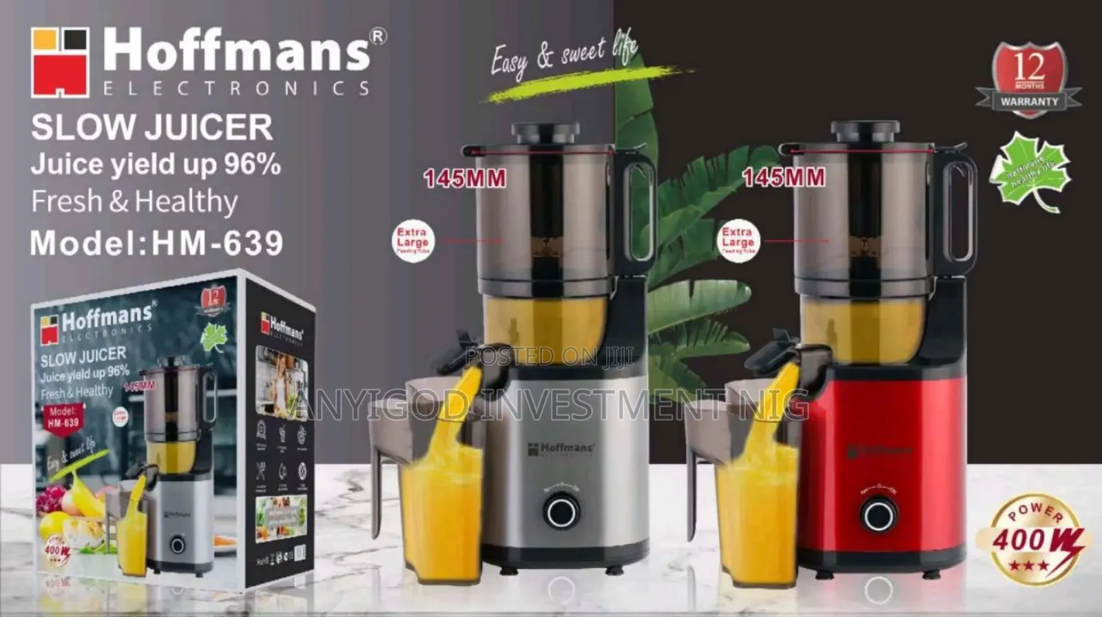 Hoffman Industrial Slow Juicer