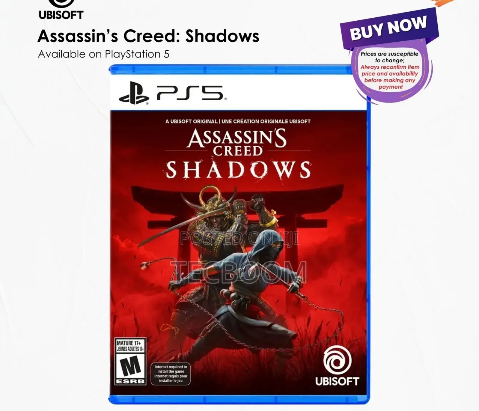 Assassins Creed Shadows Asc Shadows Ps5