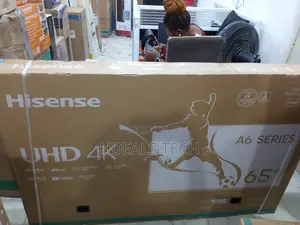 65-Inch Hisense Vidaa Black Smart Tv, 65a6h.