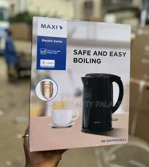 Maxi 1.5 Liters Electric Kettle Black| Sh17m301ba2