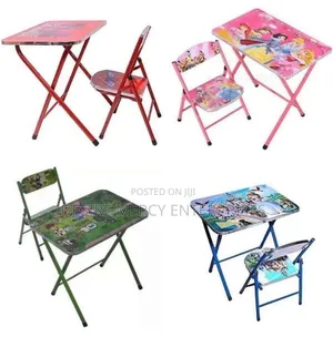 Children Folding Characters Table and Chair