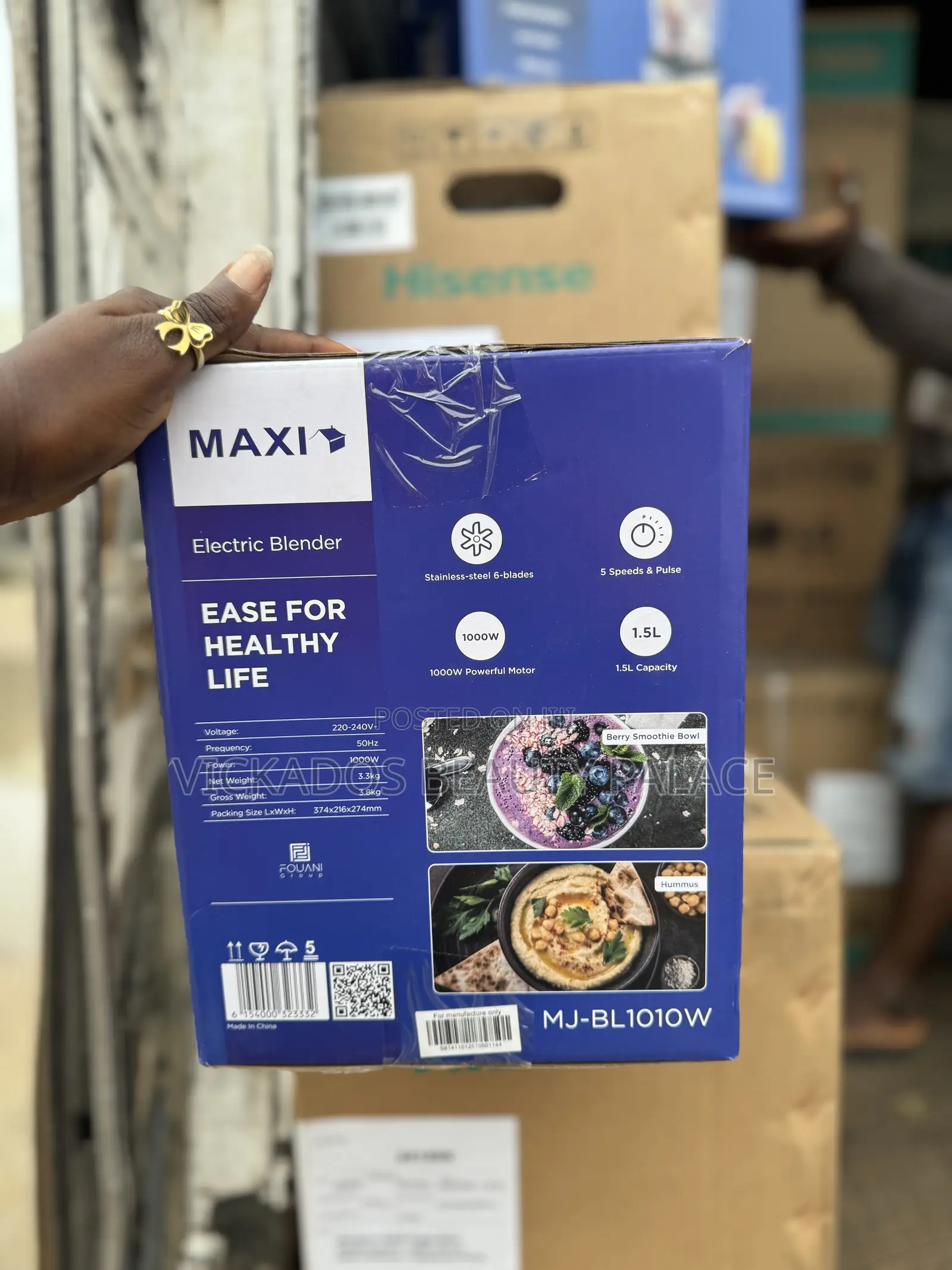Maxi Table Blender Mj-Bl1501w