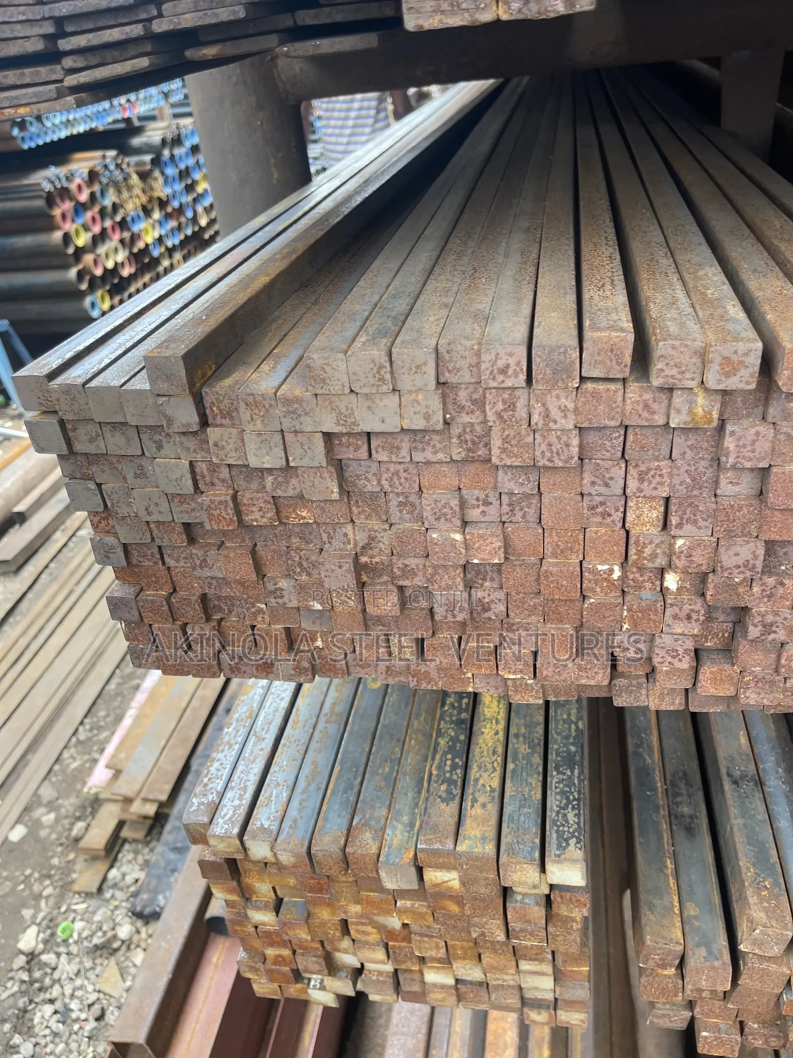 25x25 Ms Square Rod