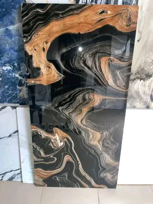 Golden Black Digital Tiles 60*120 Size