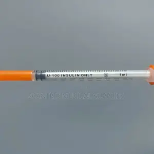 Ezcare 1ml Syringe With Clear Barrel