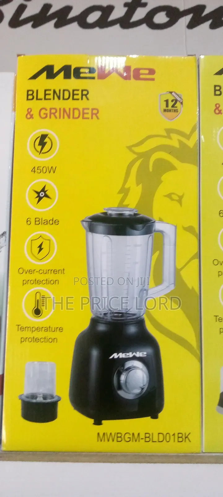 Mewe Blender Grinder Bld01bk