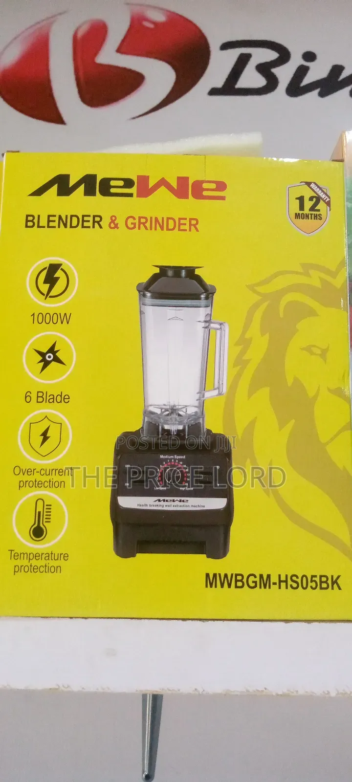 Mewe Blender Grinder Hs05bk