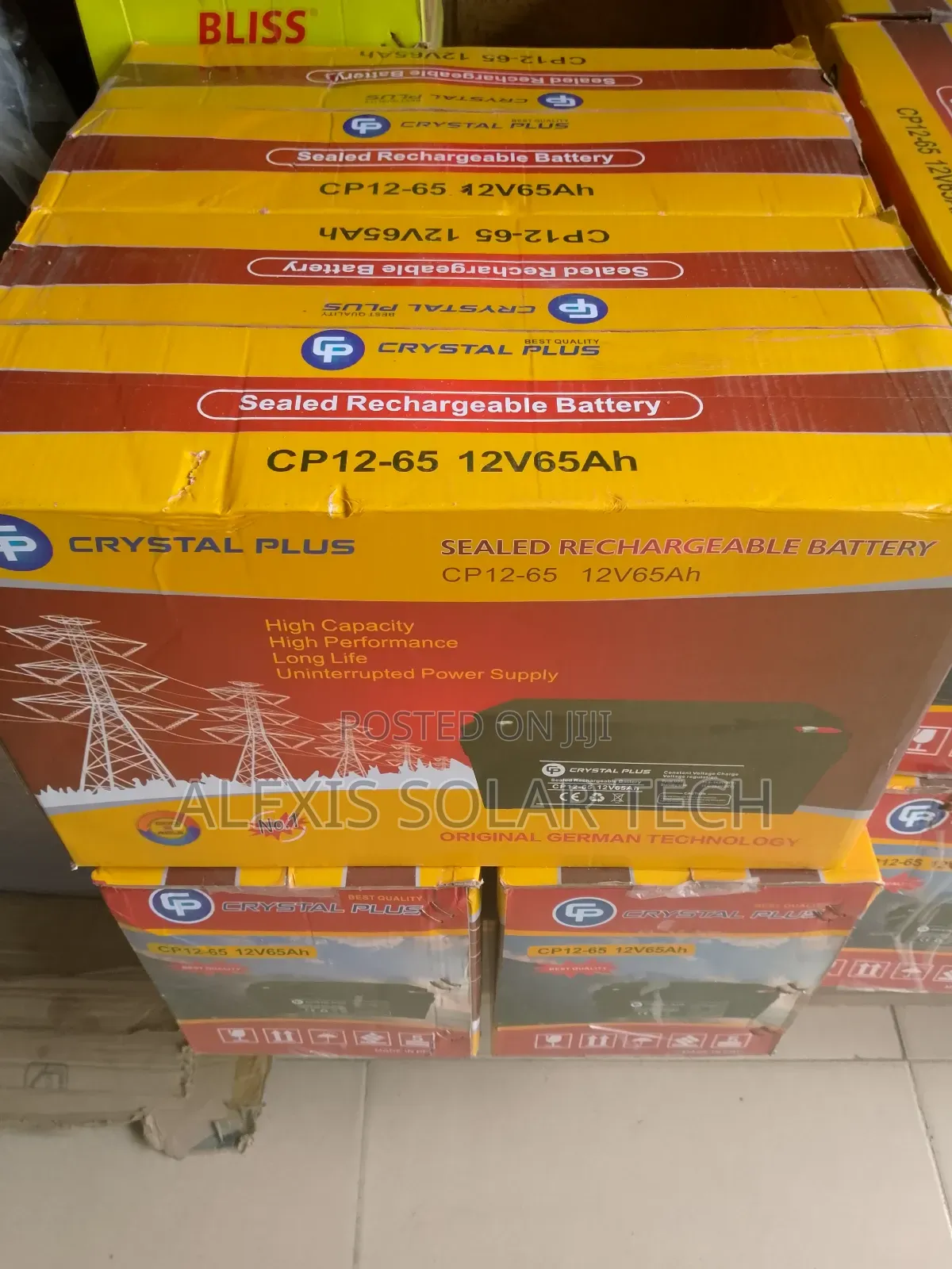 Crystal Plus 65ah 12v Battery