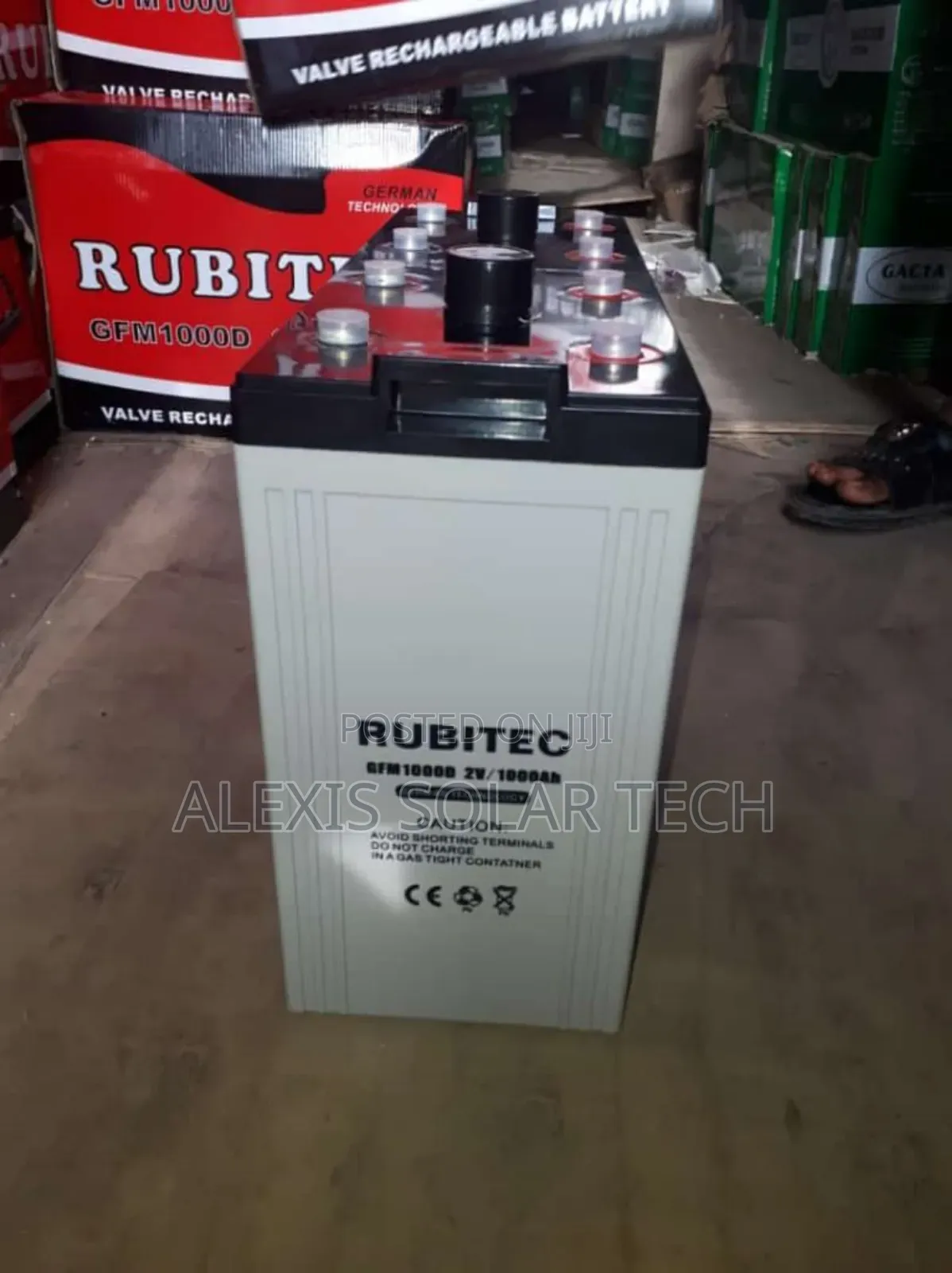 2v 1000ah Rubitec Battery