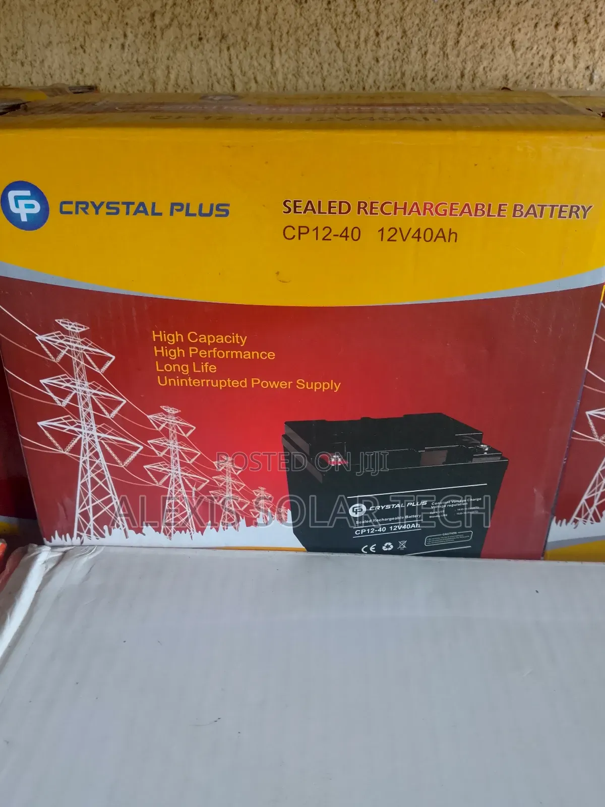 40ah 12v Crystal Plus Dry Cell Battery