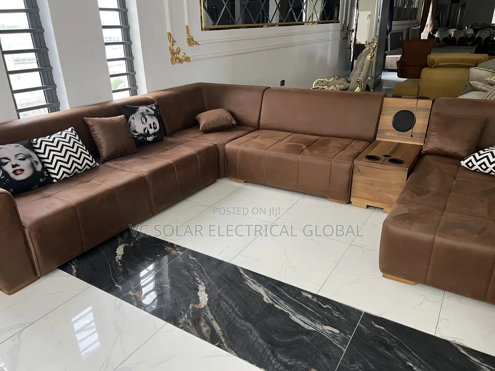 L-Shape Recliner Sofa Set Chair