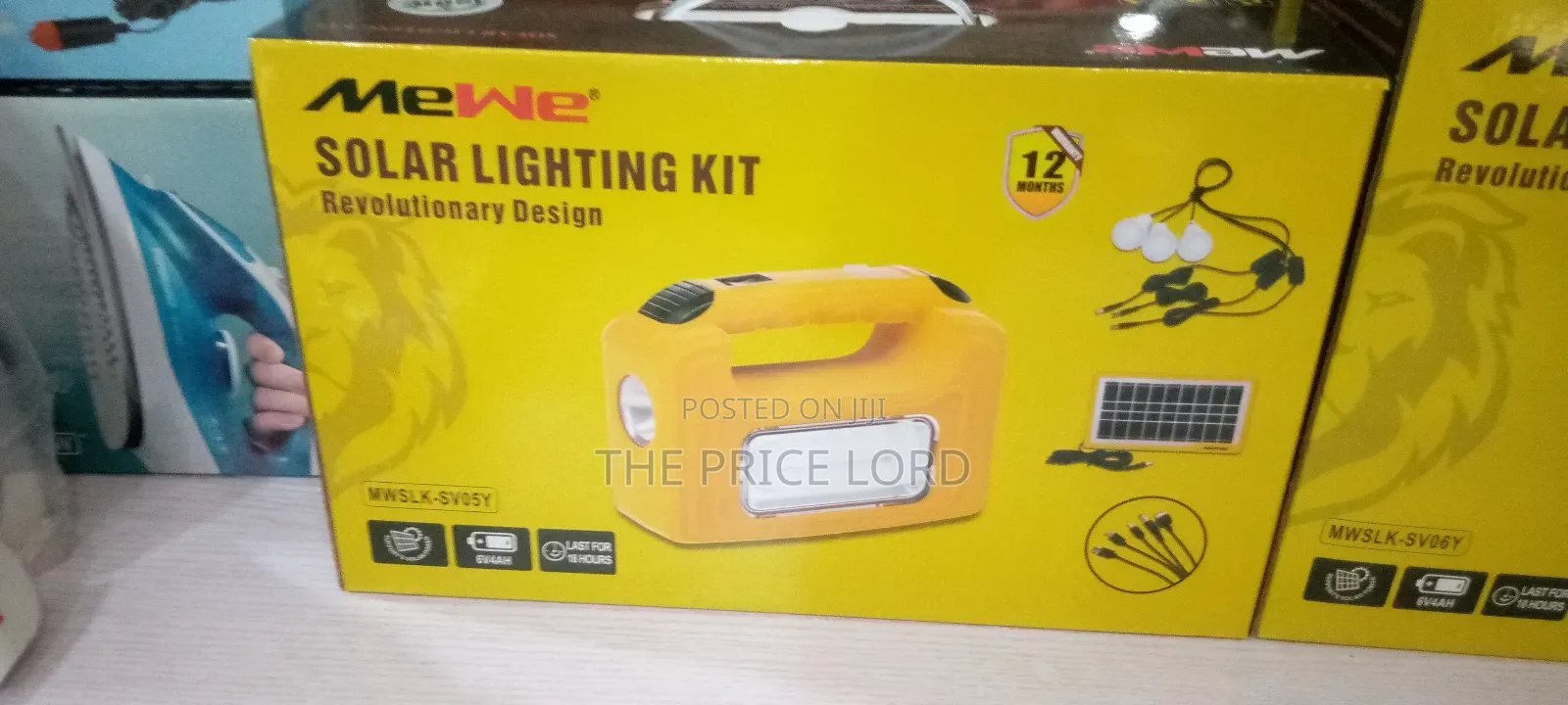 Mewe Solar Lighting Kit Sv05y