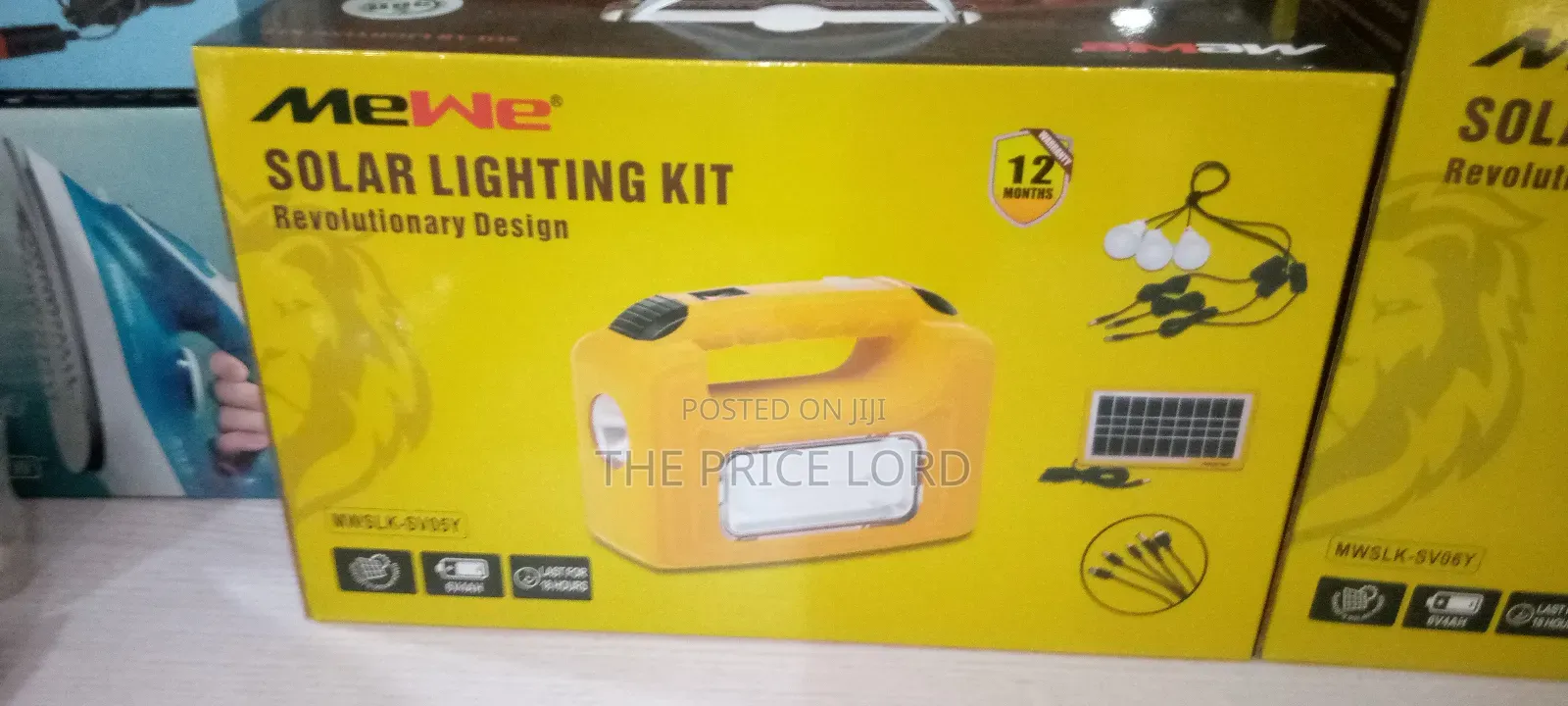Mewe Solar Lighting Kit Sv05y