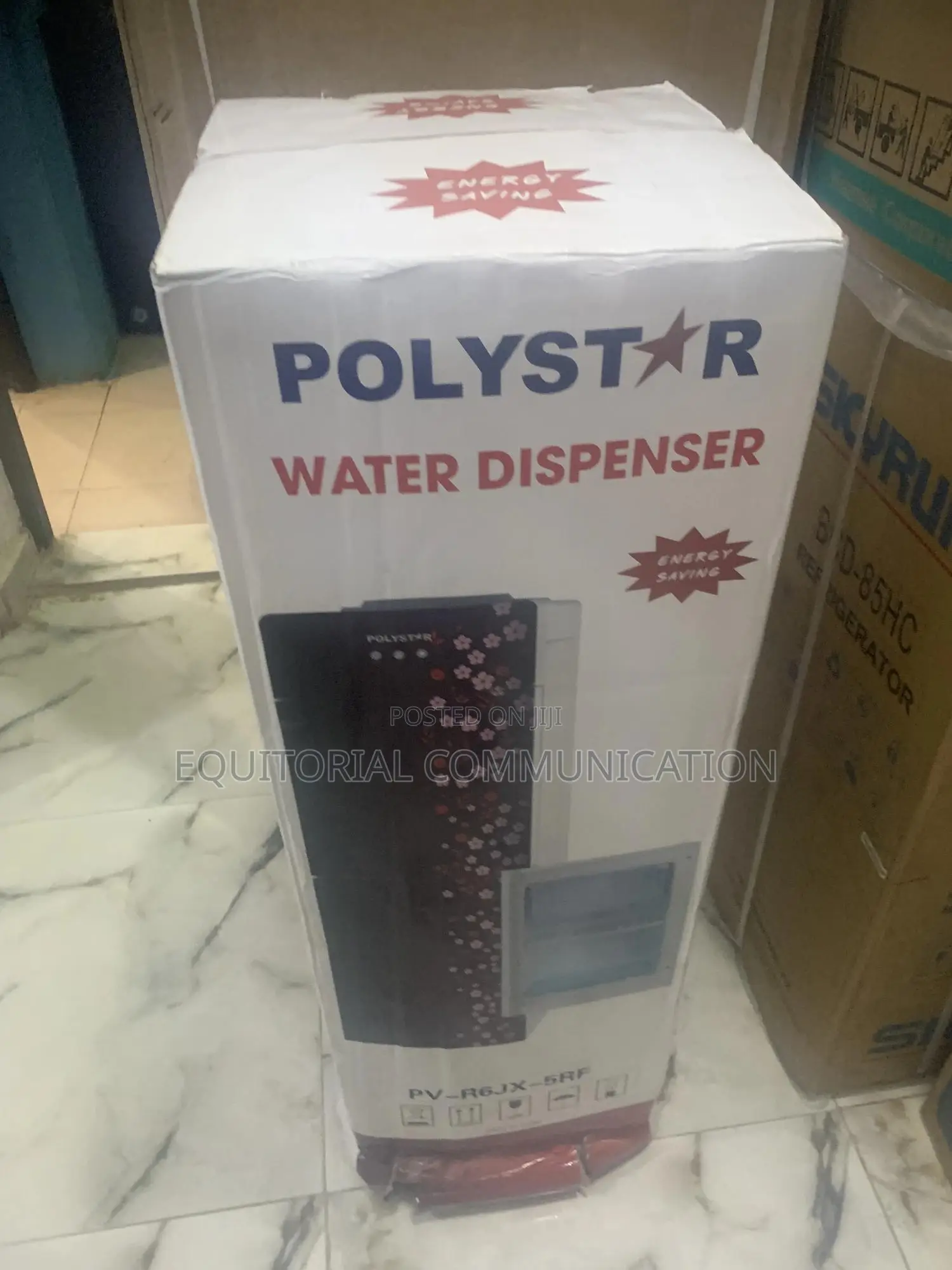 Polystar Dual-Door Water Dispenser With Mini Fridge