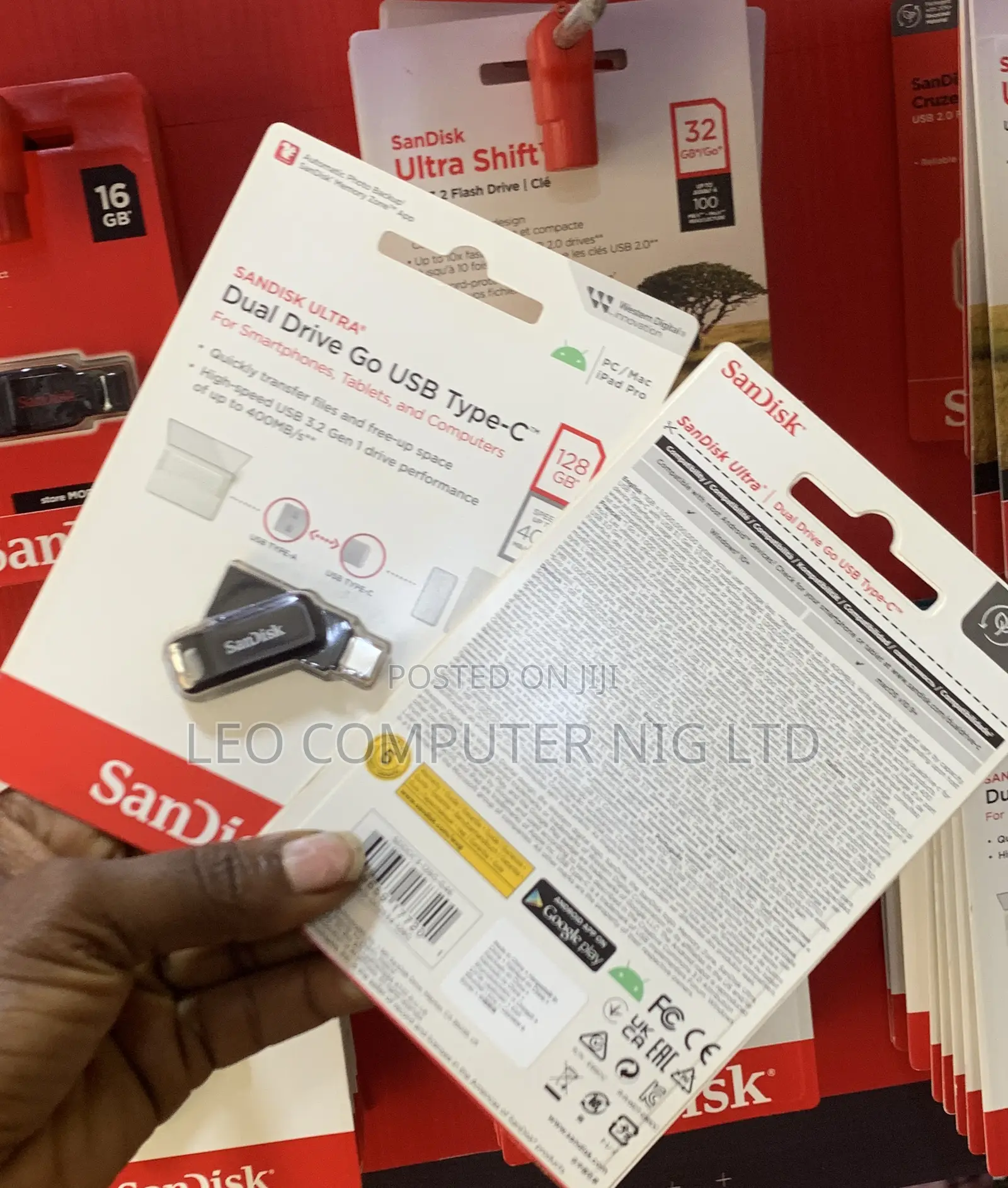 Sandisk 128gb Ultra Type-C Otg Flash Drive