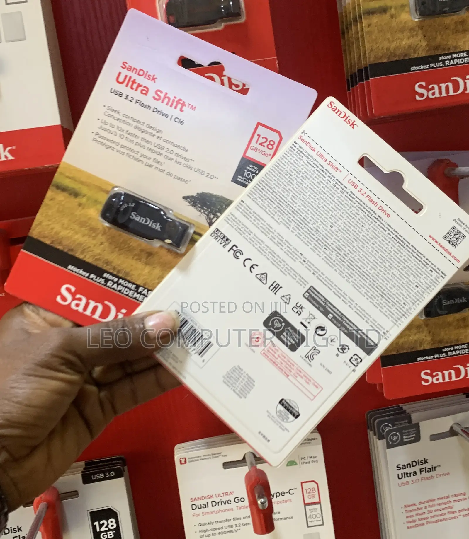Sandisk 128gb Ultra Shift 3.1 Usb Flash Drive