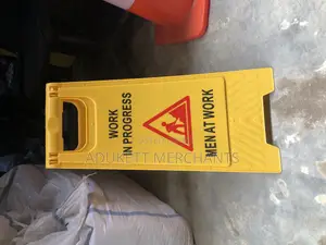 Men At Work Caution Sign
