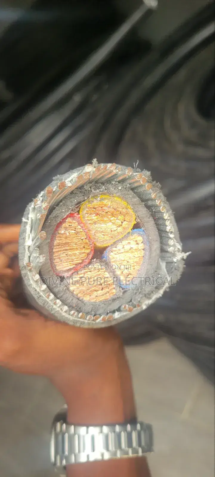 150.0mm 4core Armoured Cable