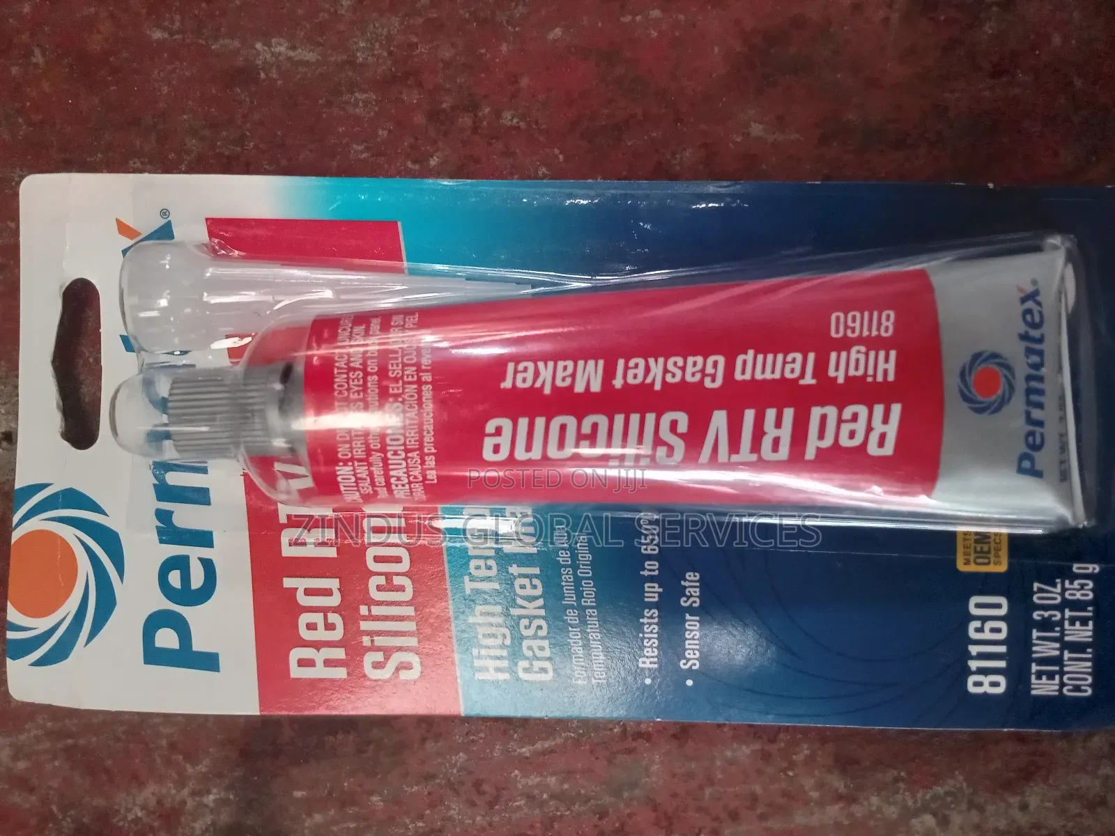 Permatex 81160 High Temperature RTV Red Silicone