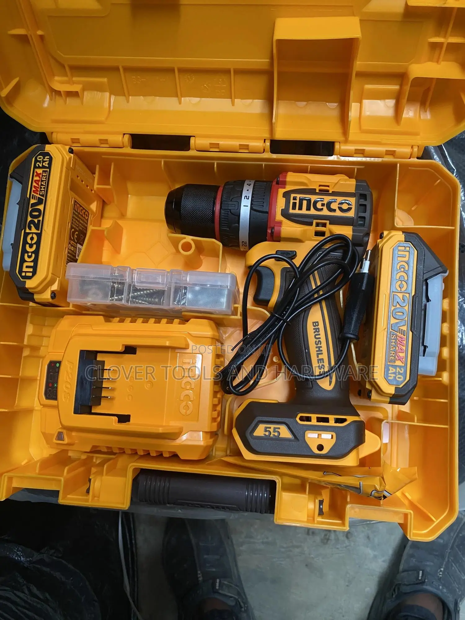 Ingco Compact Brushless Cordless Impact Drill Cidli20558