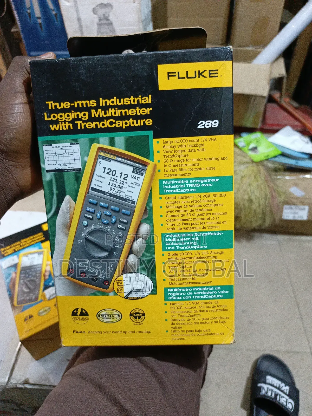 True-RMS Industrial Logging Multimeter With Trend Capture