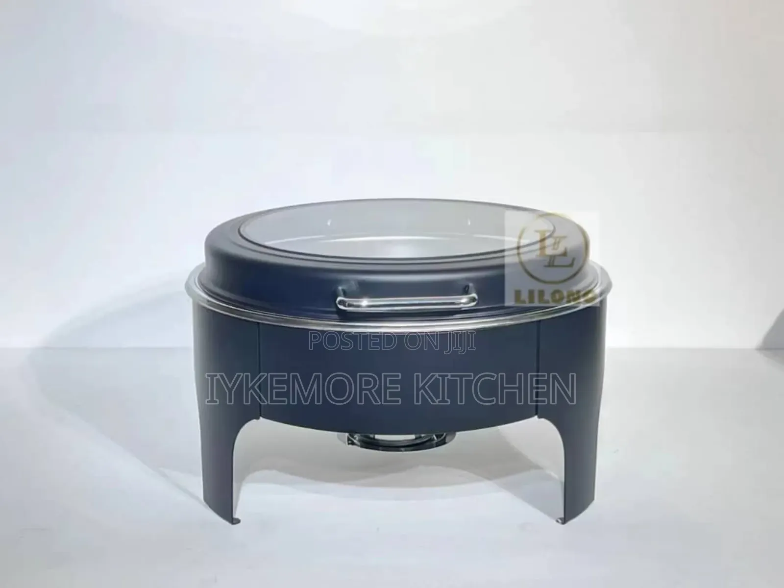 Black Round Buffet Chafing Dish