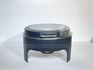 Black Round Buffet Chafing Dish