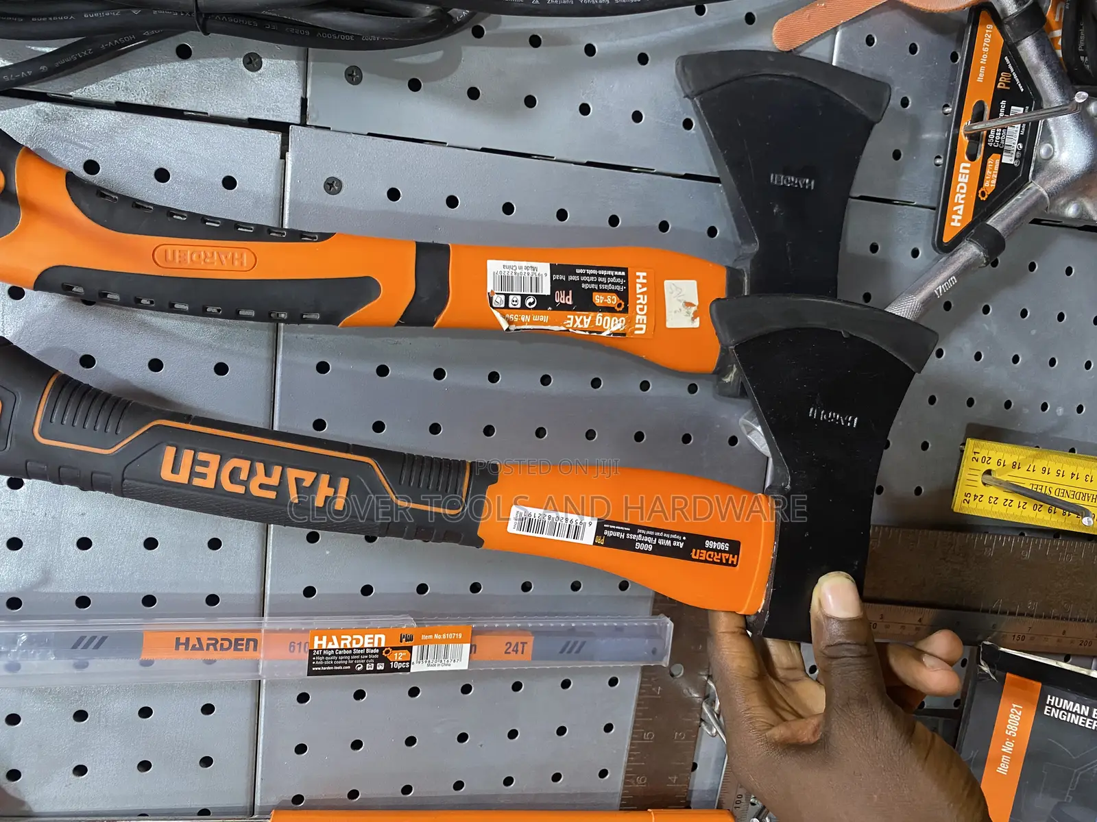 Harden Hand Tools With Fiberglass Handleaxe