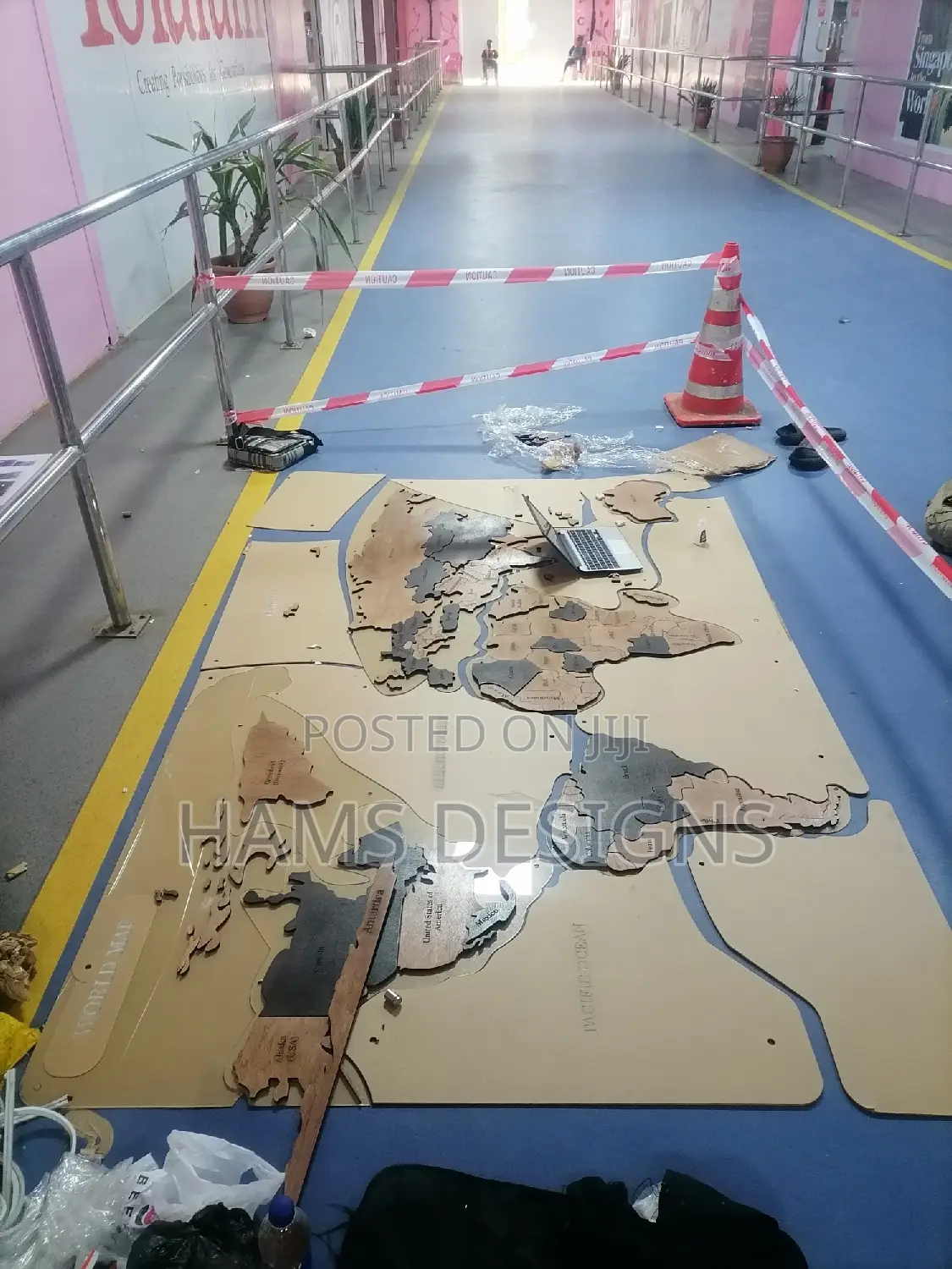 Laser Cut Services/ World Map