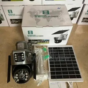 Security Dual Lens PTZ 4g Solar Camera