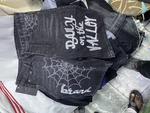 Original Designer Short Jeans Black
