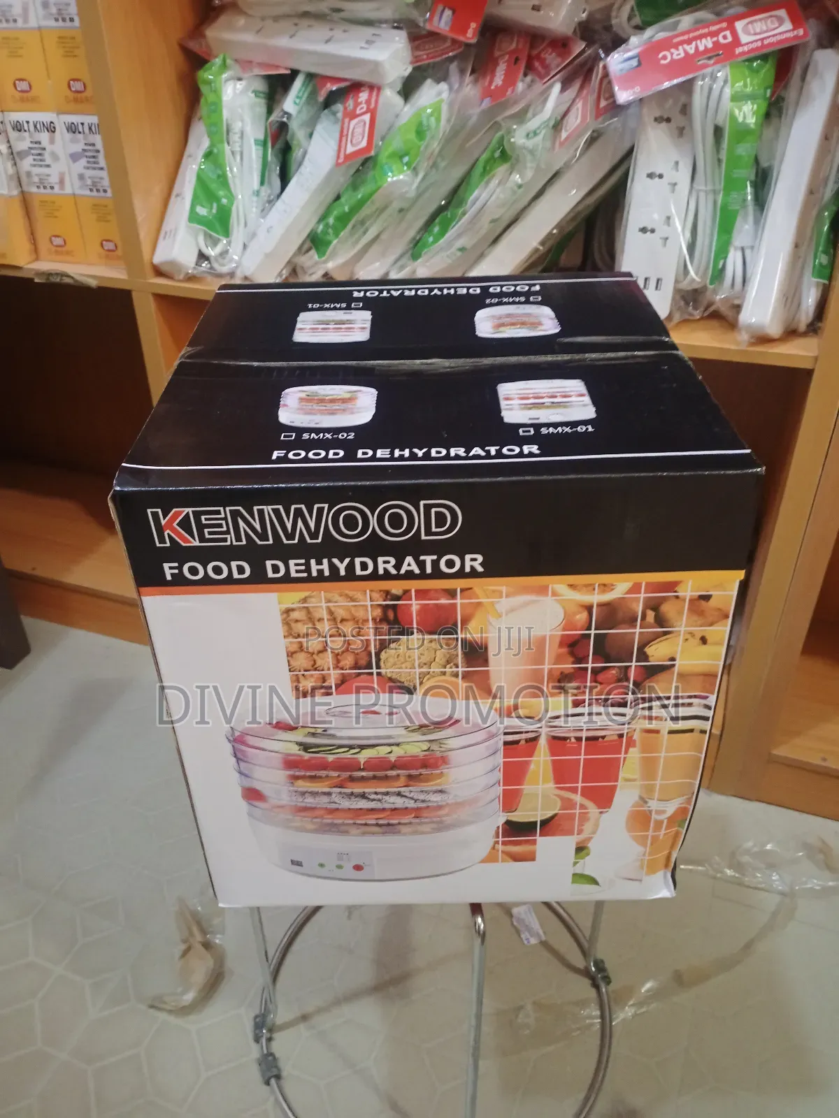 5 Layers Kenwood Dehydrator, White Color.