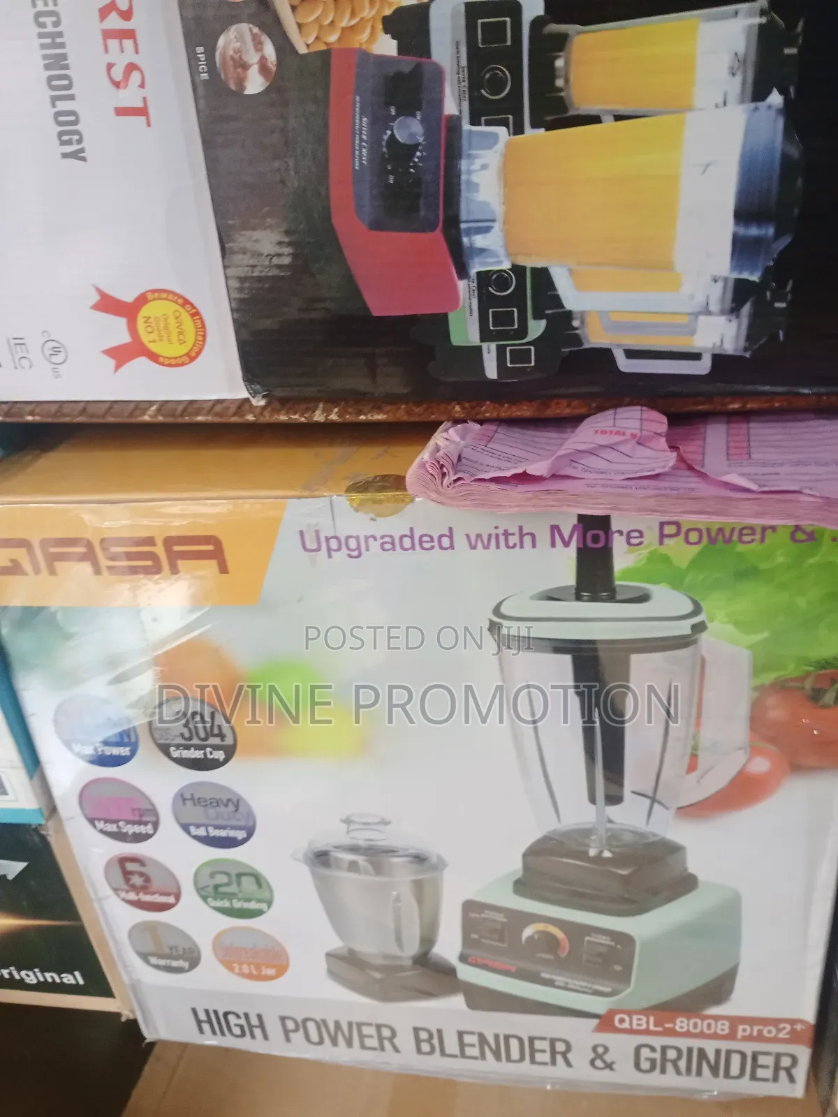 Quality Qasa Heavy Duty Blender, 2 Cups, 2 Liters