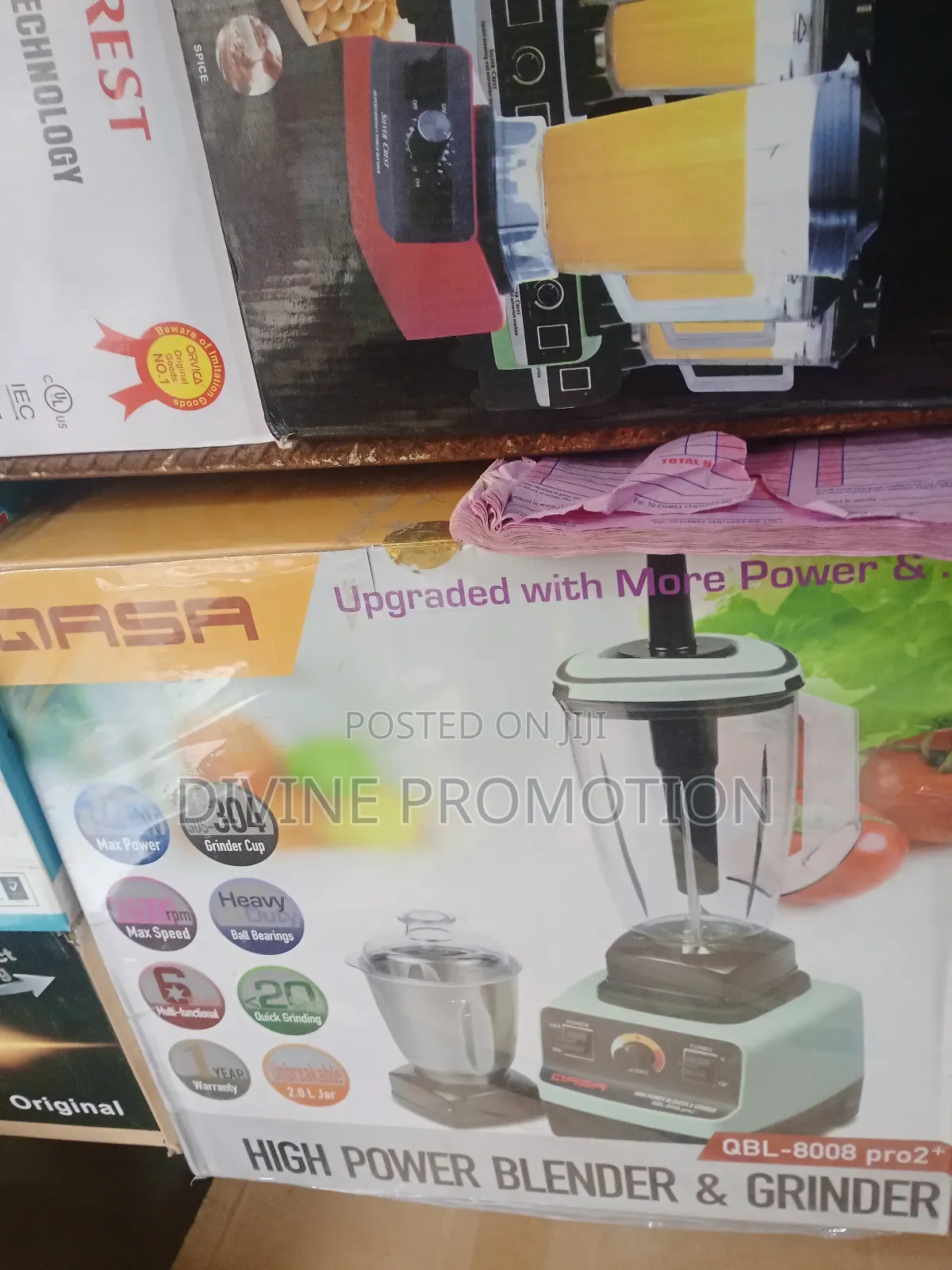 Quality Qasa Heavy Duty Blender, 2 Cups, 2 Liters