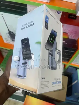 Powerlogy Qi2/Speaker Charger Station