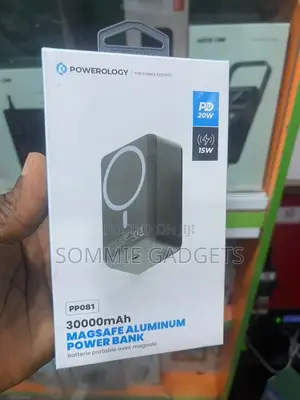 Powerlogy 30000mah Magsafe Aluminum Power Bank
