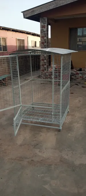 Dog Cage Fabricated With 3mm Galvanized Wire Net