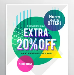 Photo - Promotional Flyer for Cash Counter Printing