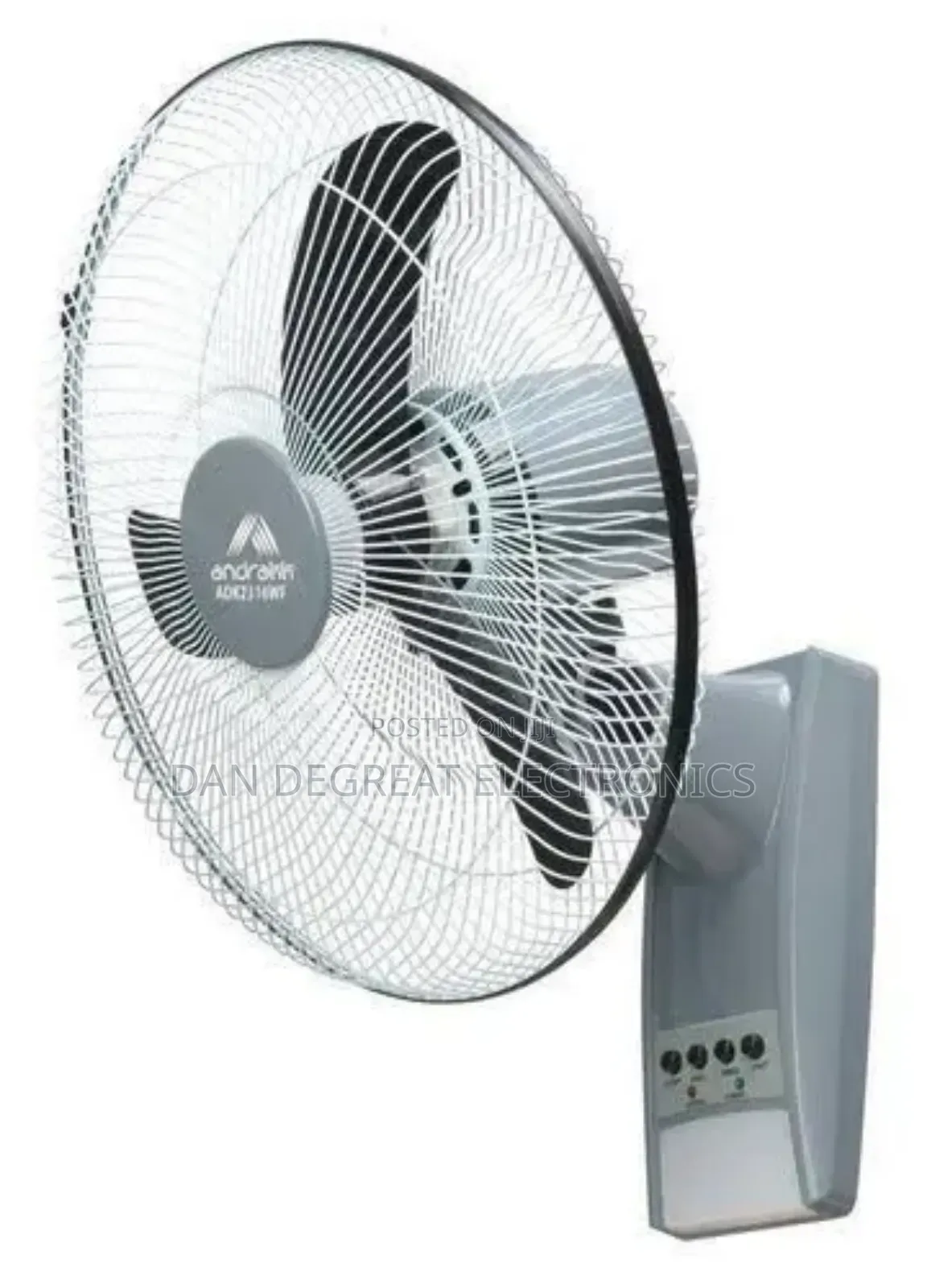 Homesonic 16" Rechargeable Wall Fan