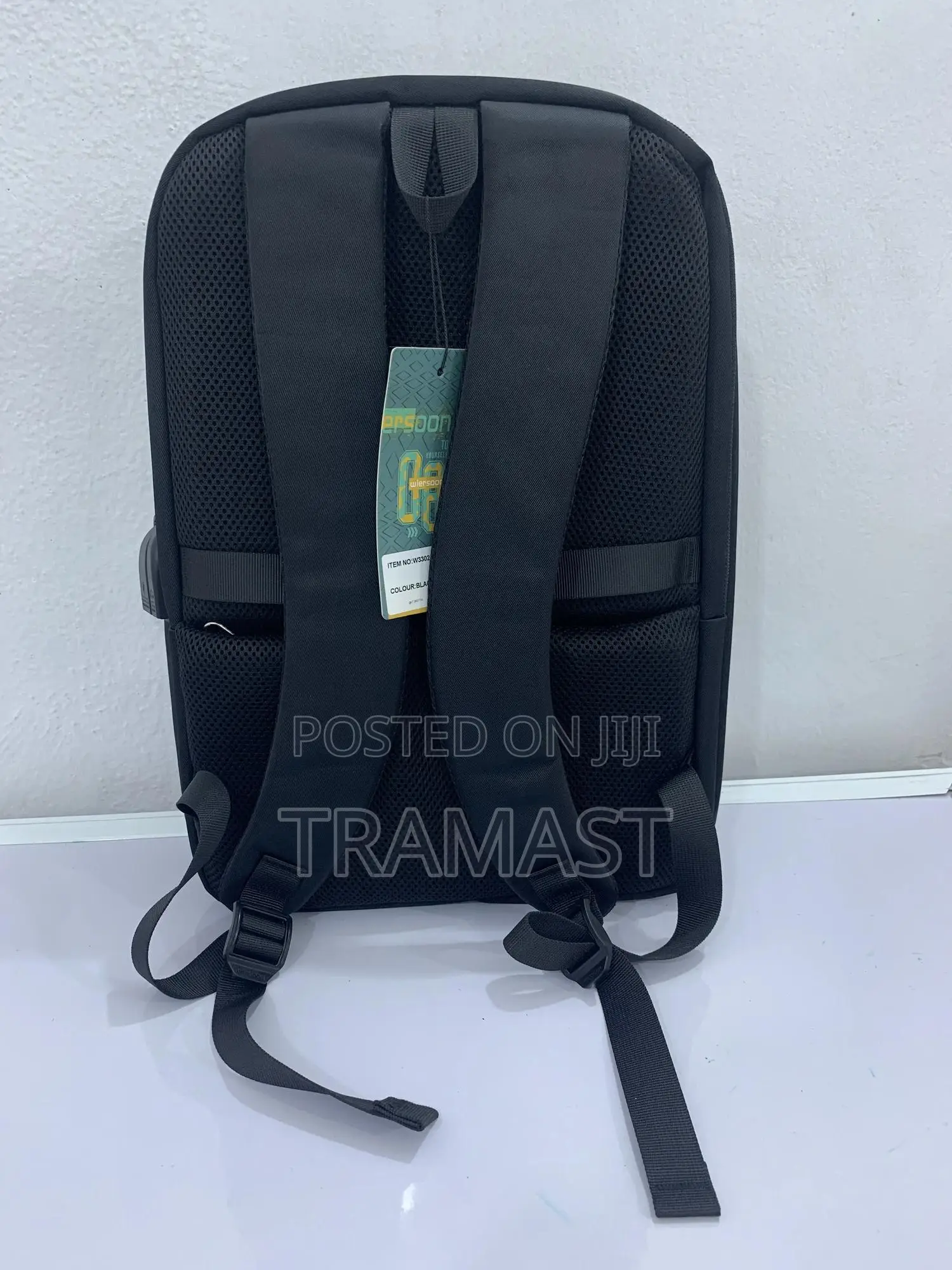 Quality Wiersoon Black Laptop Backpack